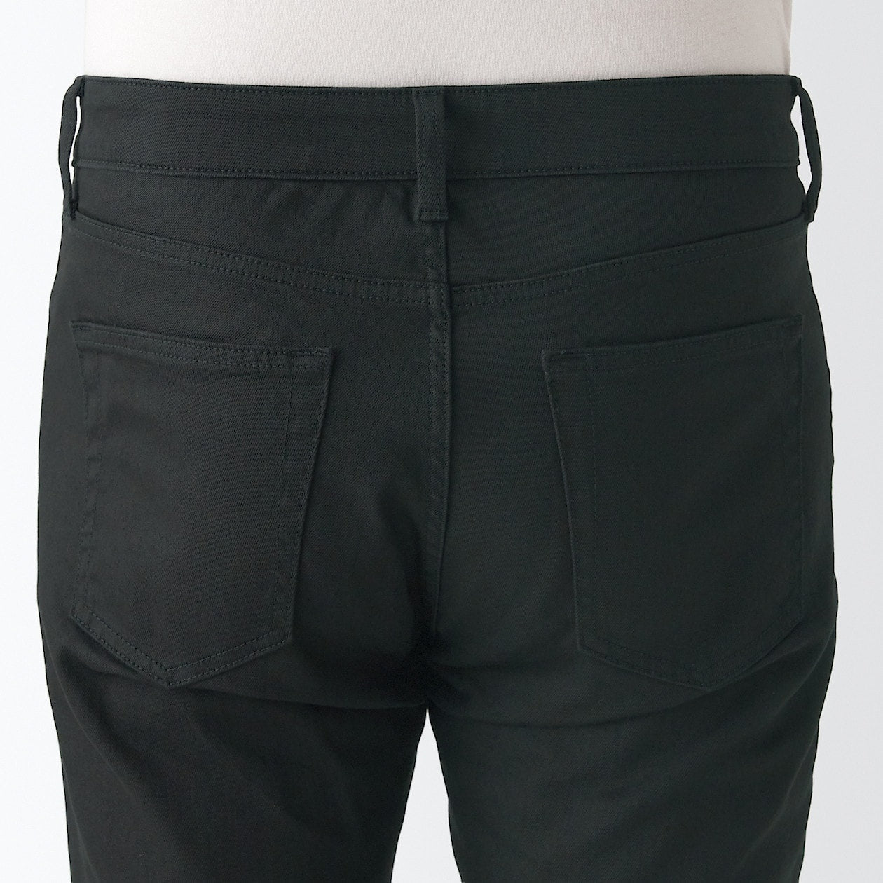 Men's Super Stretch Denim Skinny Pants Black (L 30inch / 76cm) - Image 8