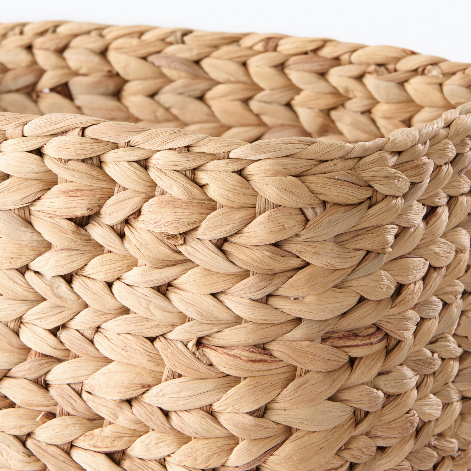 Water Hyacinth Basket - Rectangle - Medium W13.4 x D9.1 x H6.3 - Image 6