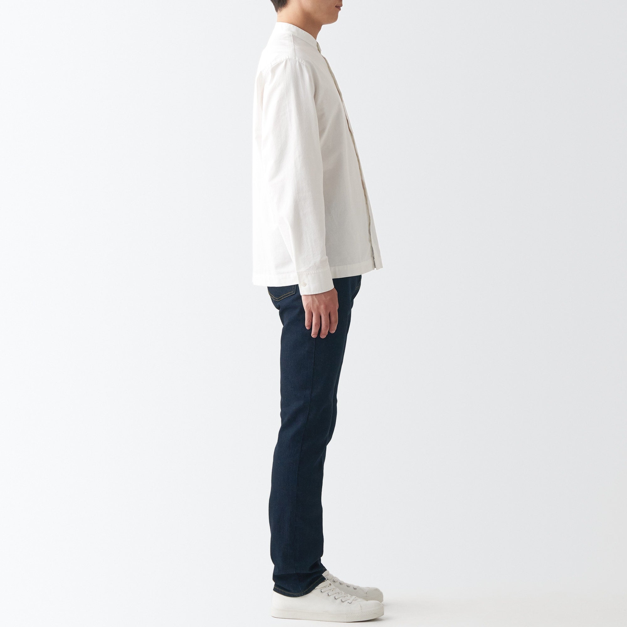 Men's Stretch Denim Slim Pants Dark Navy (L 32inch / 82cm) - Image 5