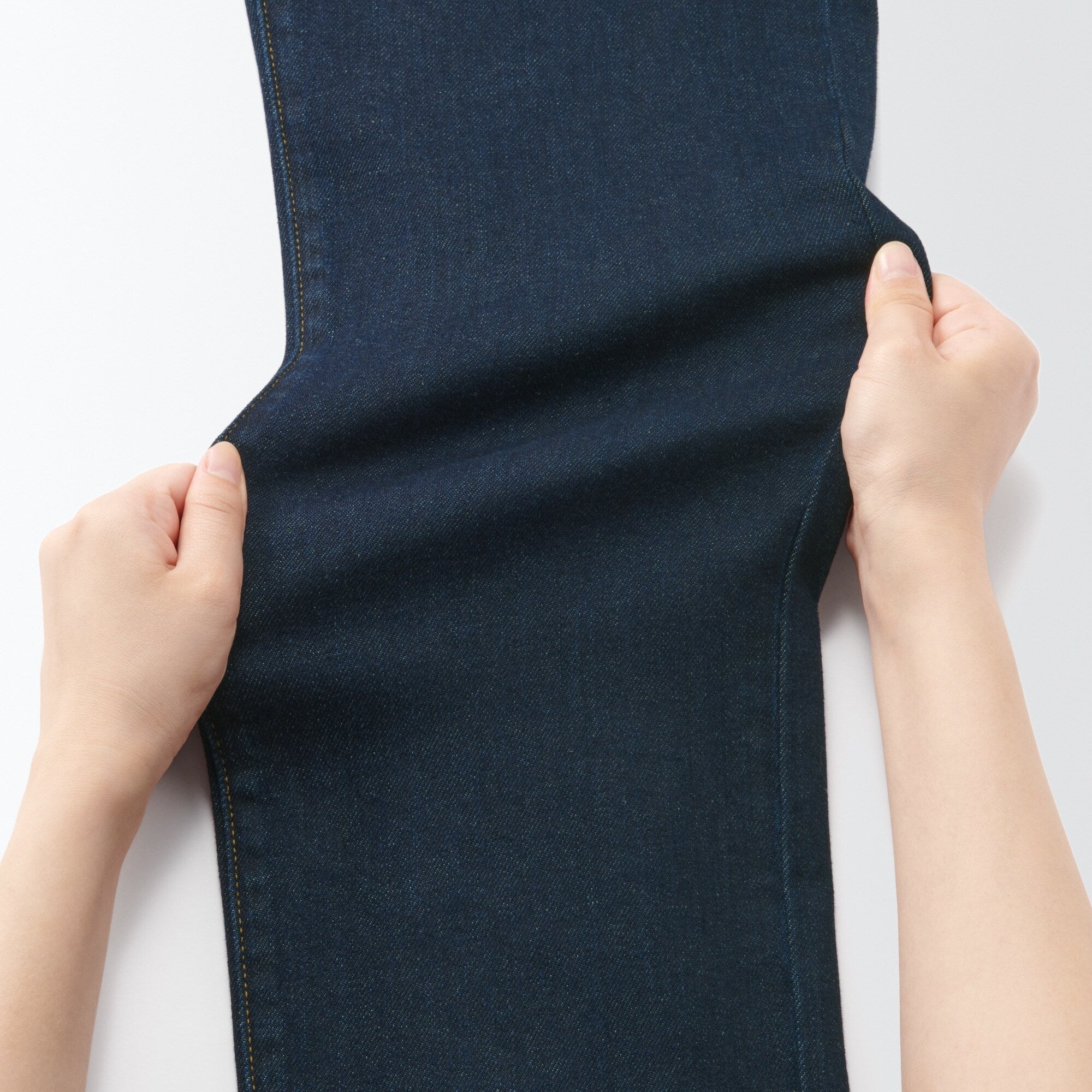 Men's Stretch Denim Slim Pants Dark Navy (L 32inch / 82cm) - Image 10