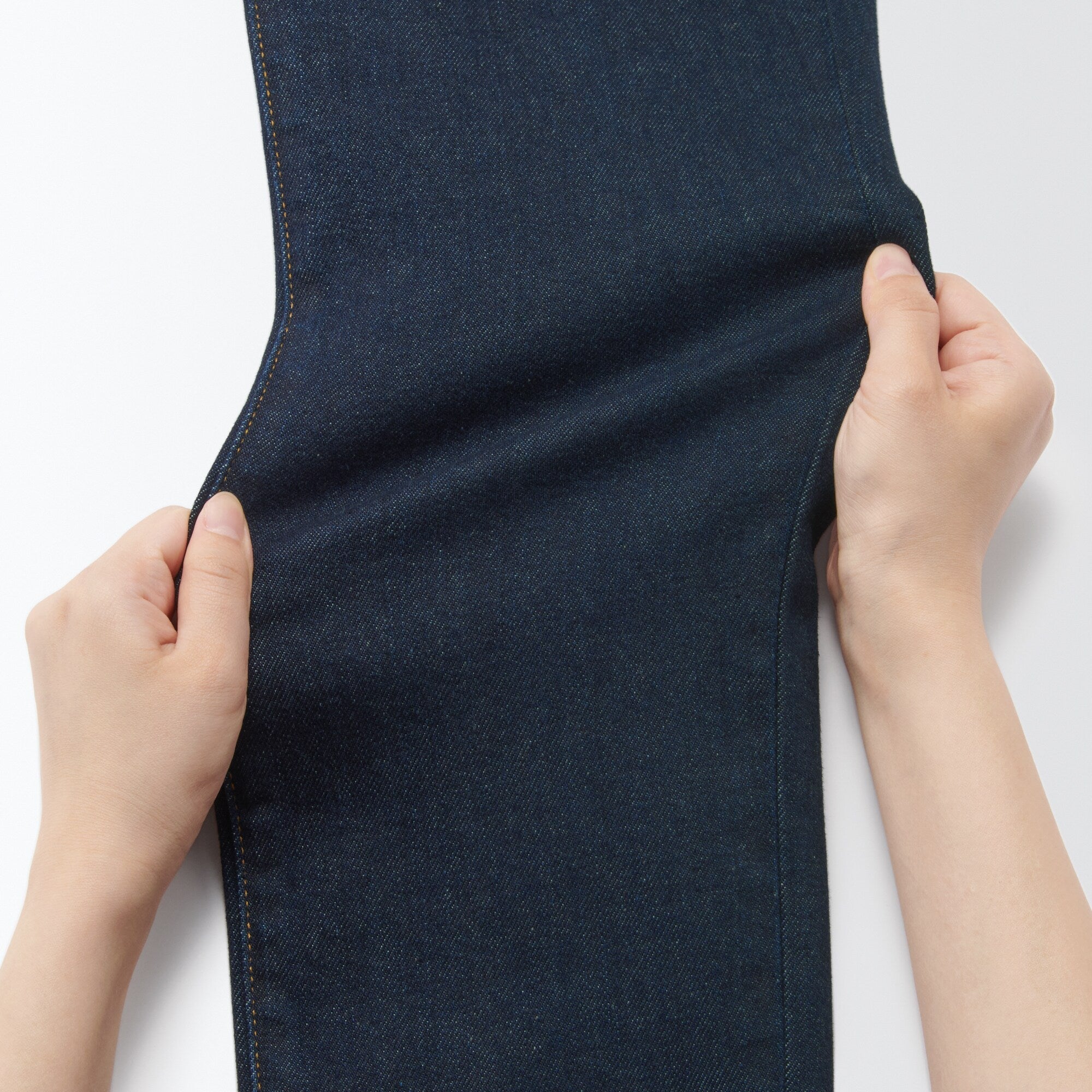 Women's Stretch Denim Slim Pants Dark Navy (L 30inch / 75cm) - Image 10