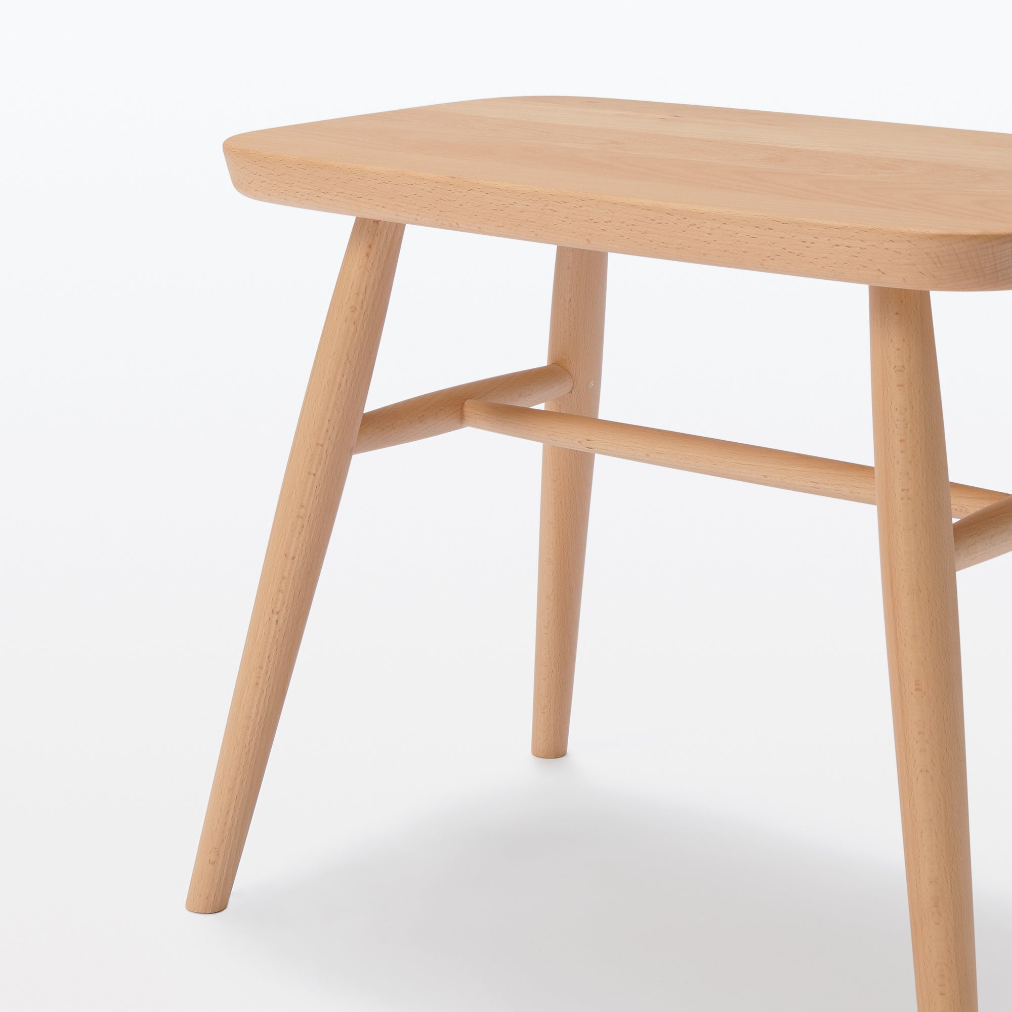 Beech Wood Stool with Round Legs - Image 6