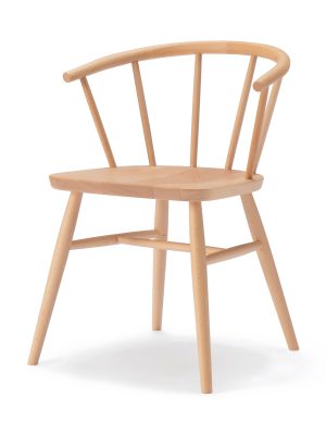 Beech Wood Chair with Round Legs