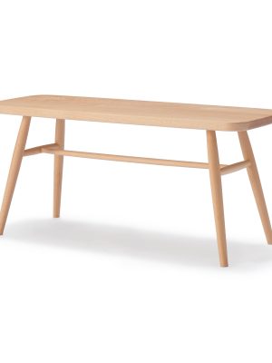Beech Wood Bench with Round Legs