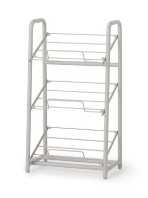Steel Pipe Storage Rack - Warm Gray