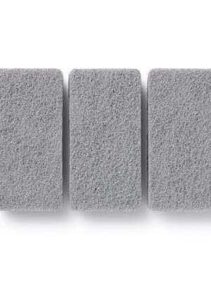 Urethane Foam 3-Layer Sponge (3 Pack) Gray