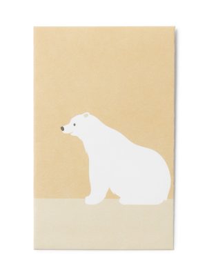 Bamboo Paper Petit Envelope - Small - Polar Bear (3 Pack)
