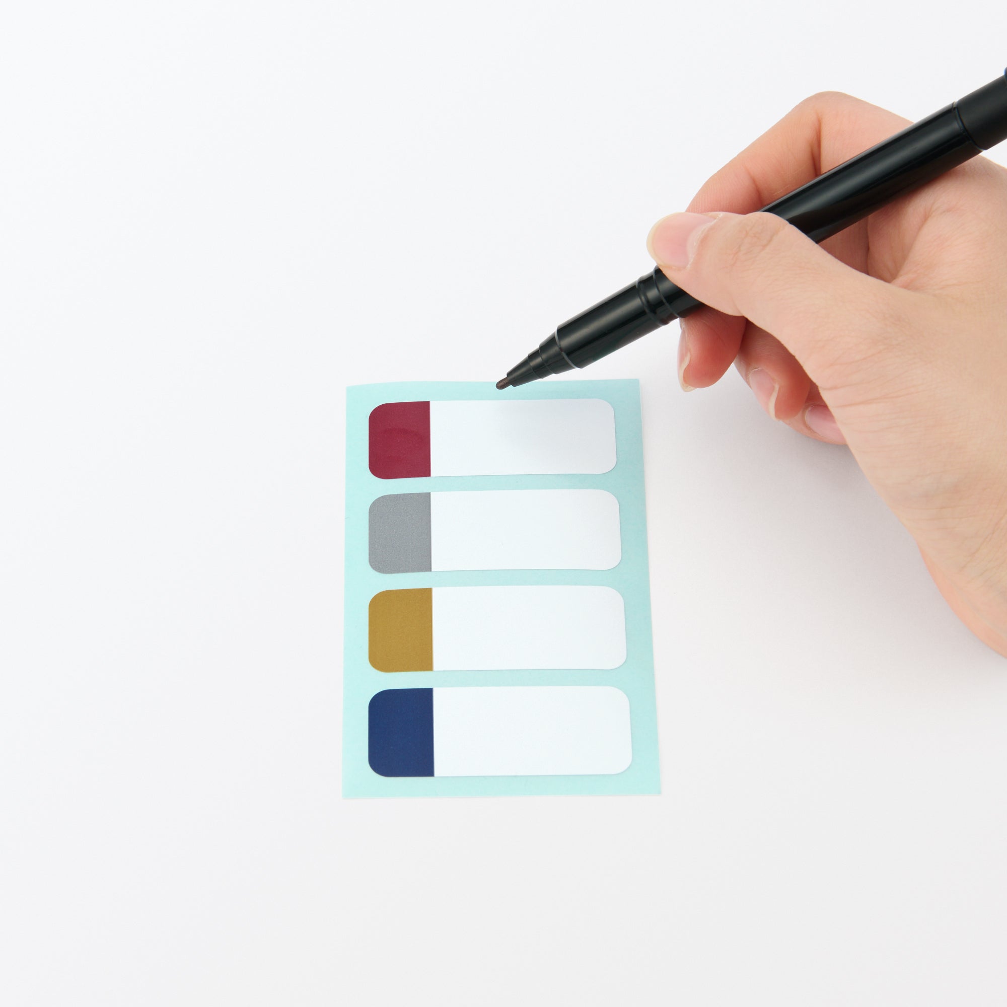 No-Iron Sticker Label with Color 2 x 0.8 - Image 3