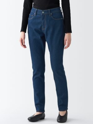 Women's Stretch Denim Slim Pants Blue