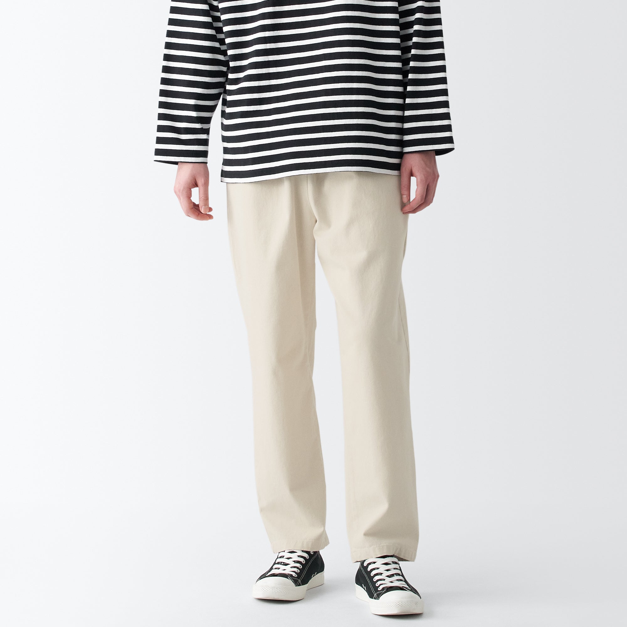 Men's Denim Easy Pants - Natural - Image 4