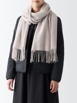 Wool 2-way Large Stole