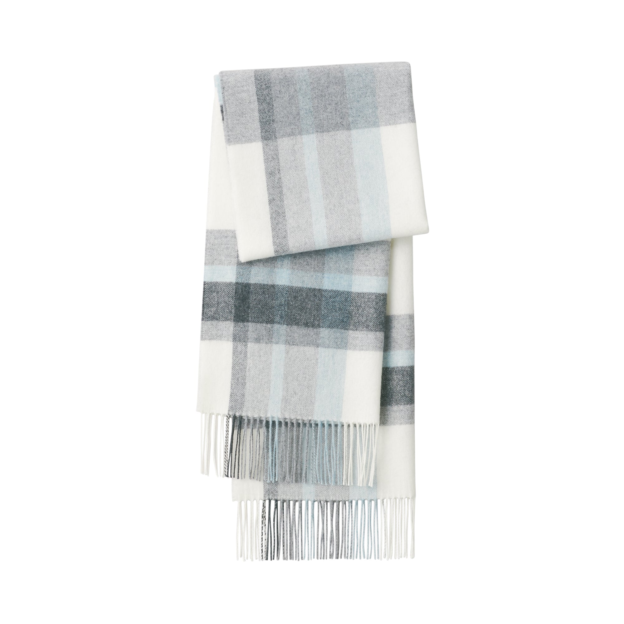 Wool 2-way Large Stole - Patterned - Image 11