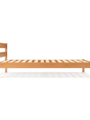 [HD] Rubberwood Wooden Bed - King