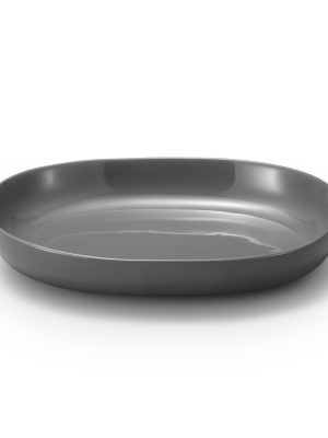 Everyday Tableware Oval Bowl - Gray