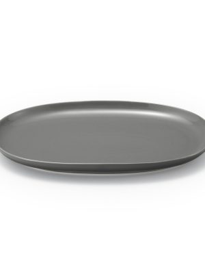 Everyday Tableware Oval Plate Small - Gray
