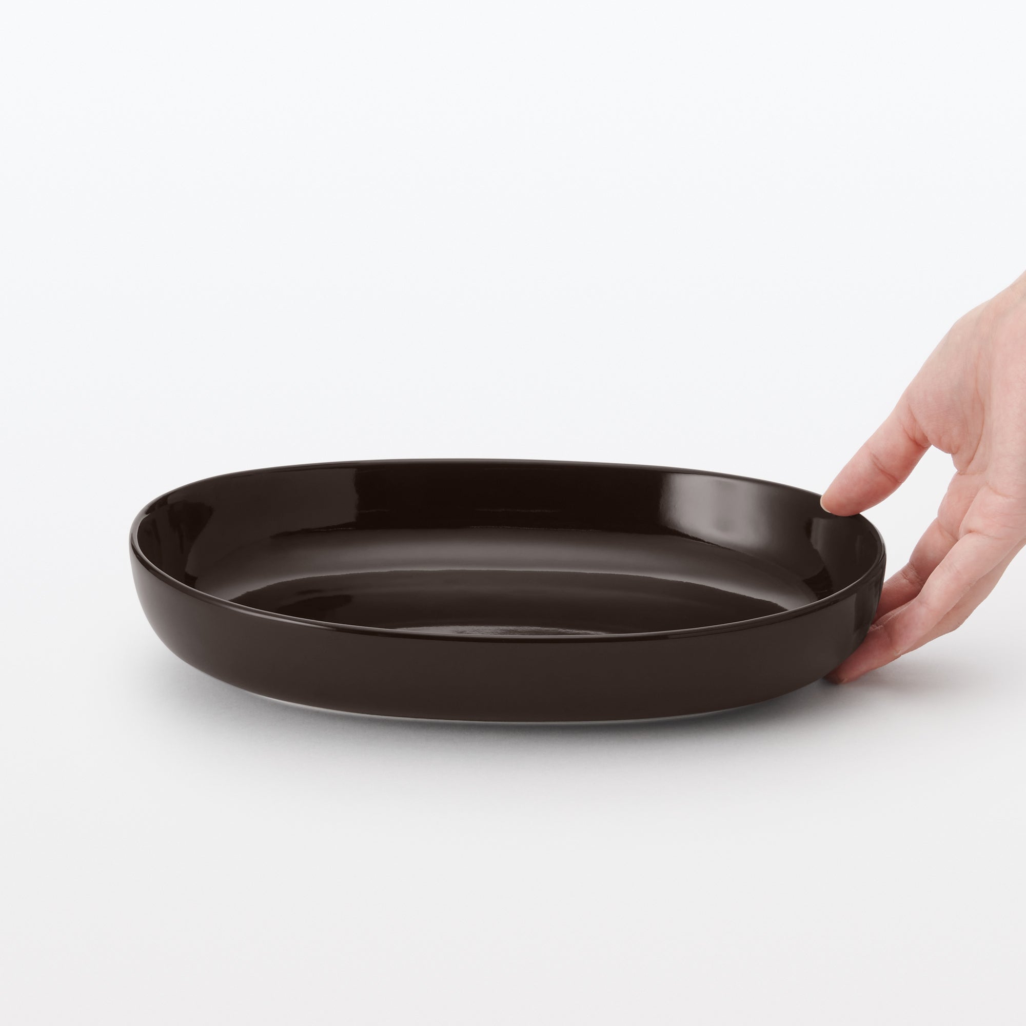Everyday Tableware Oval Bowl - Dark Brown - Image 6