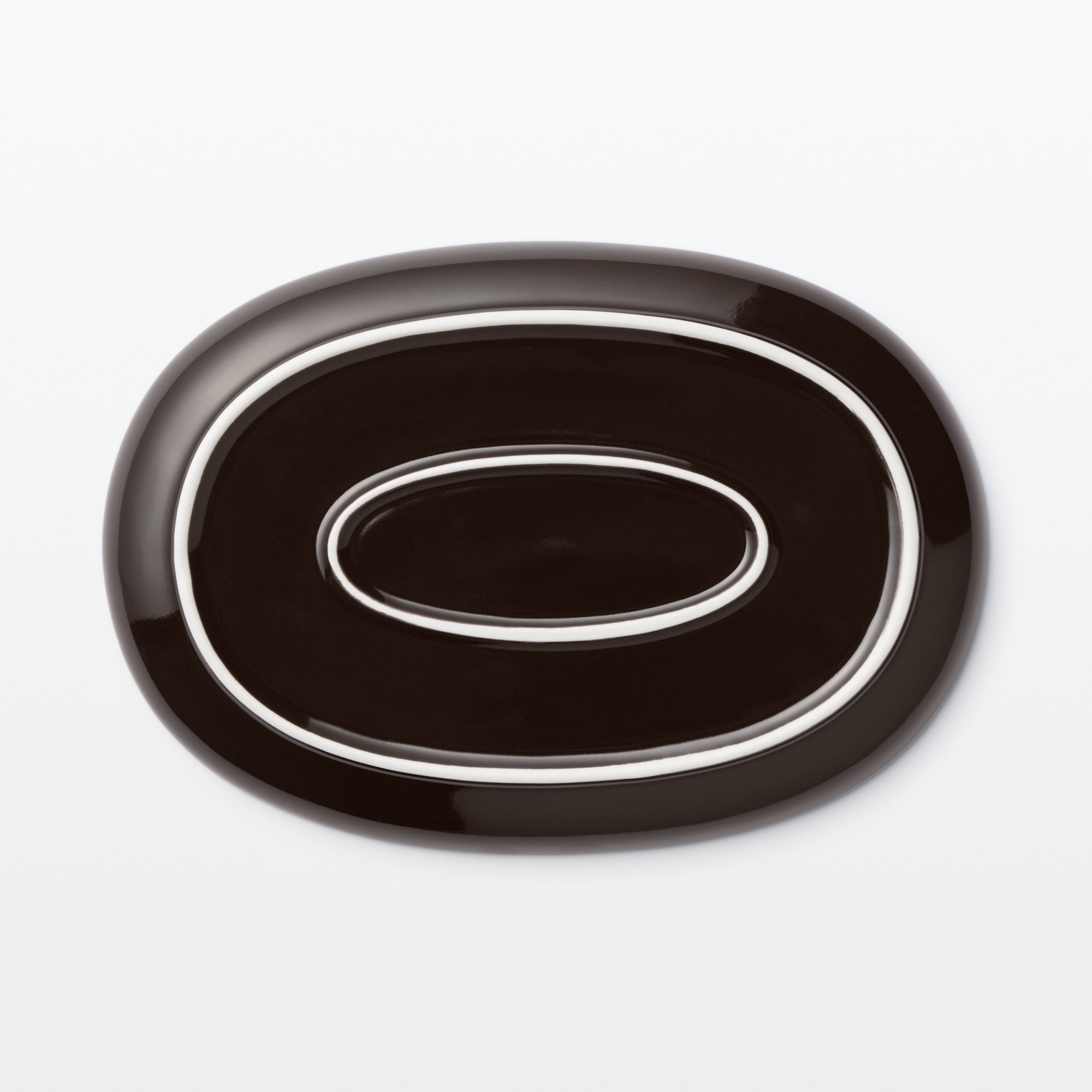 Everyday Tableware Oval Plate Small - Dark Brown - Image 4