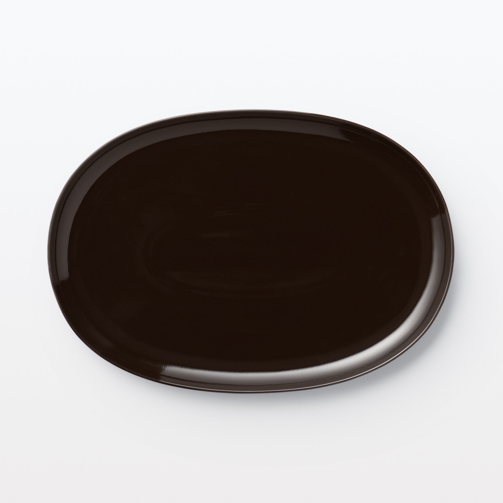 Everyday Tableware Oval Plate Large - Dark Brown - Image 3