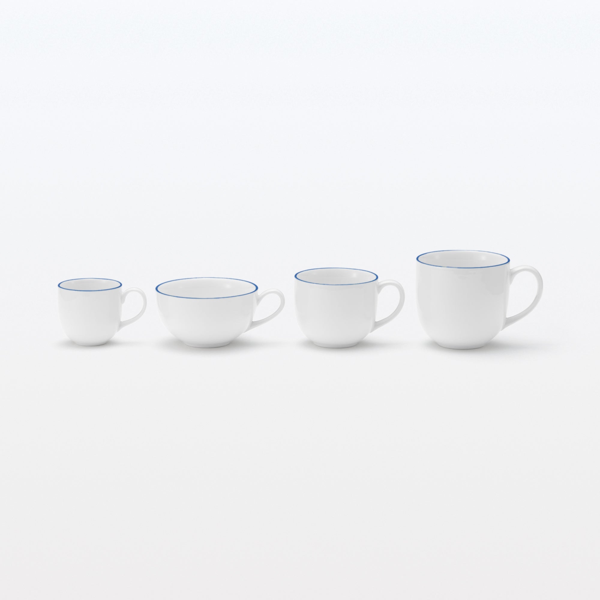 Everyday Tableware Demitasse Cup - Blue Stripe - Image 8