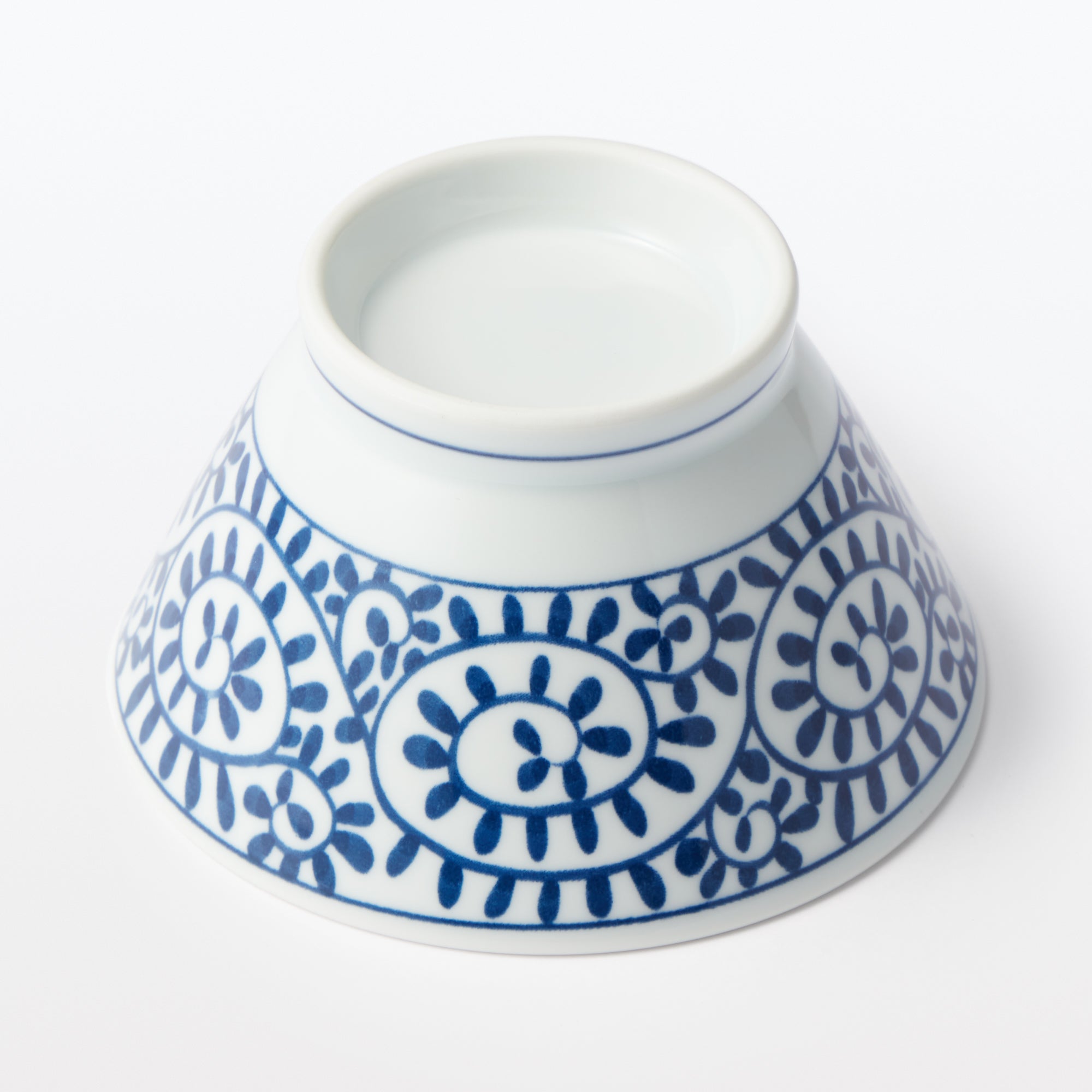Hasami Ware Rice Bowl - Arabesque Pattern - Image 16