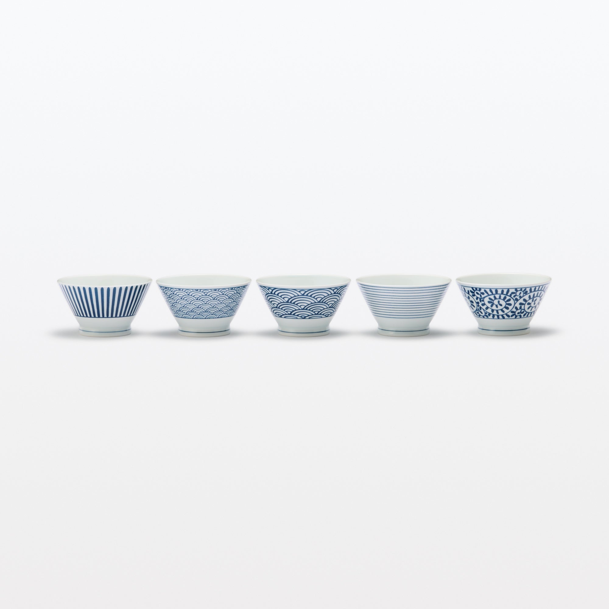 Hasami Ware Rice Bowl - Arabesque Pattern - Image 12