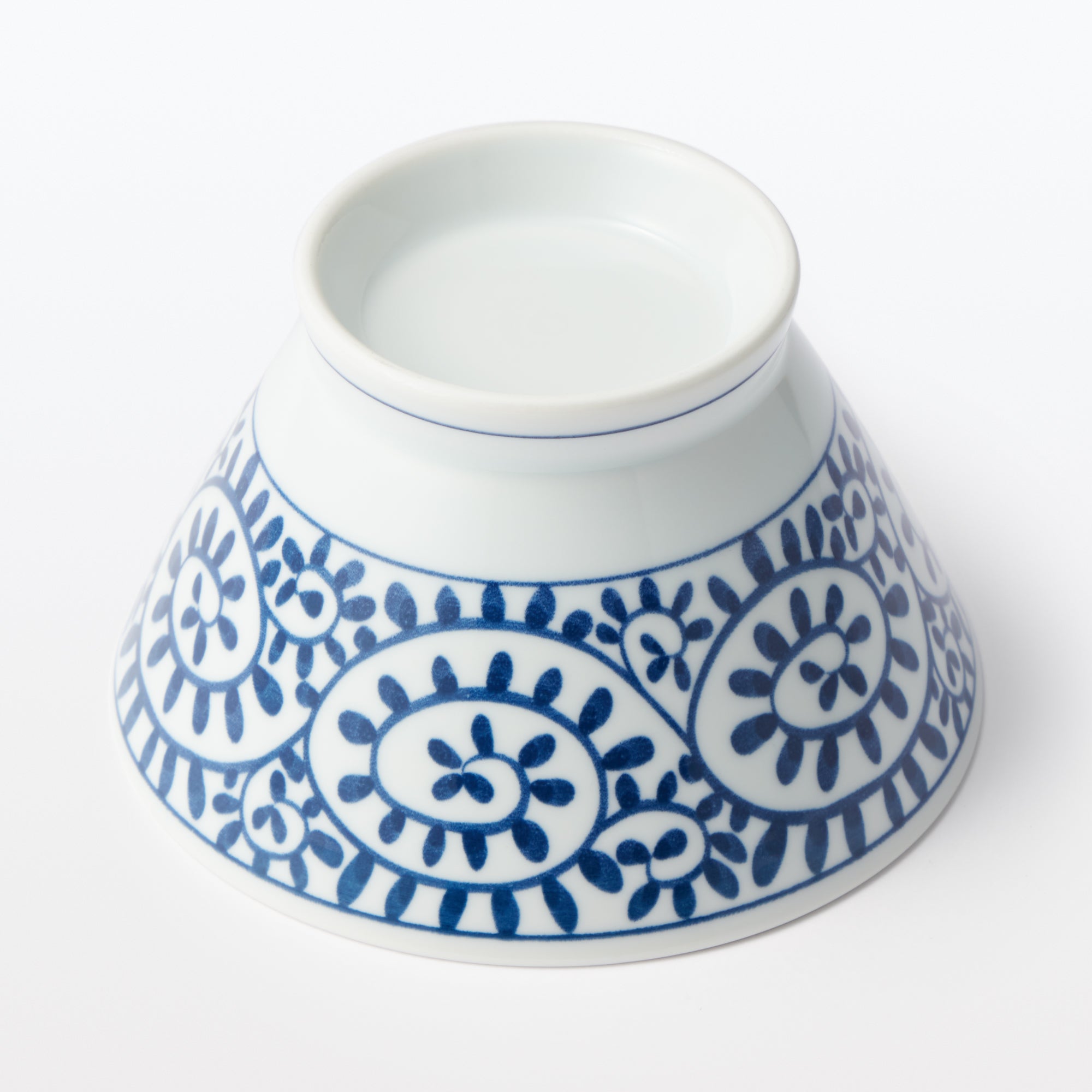 Hasami Ware Rice Bowl - Arabesque Pattern - Image 7