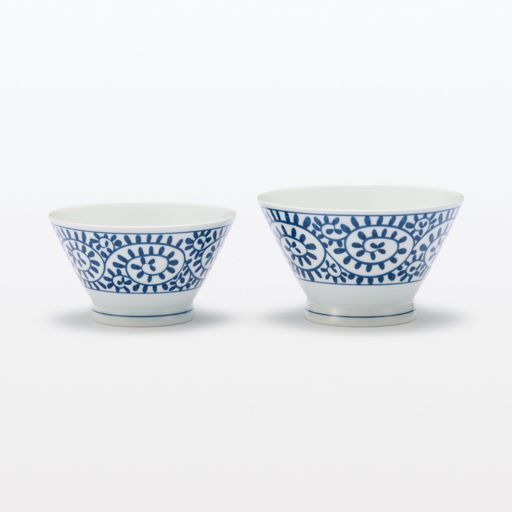 Hasami Ware Rice Bowl - Arabesque Pattern - Image 13