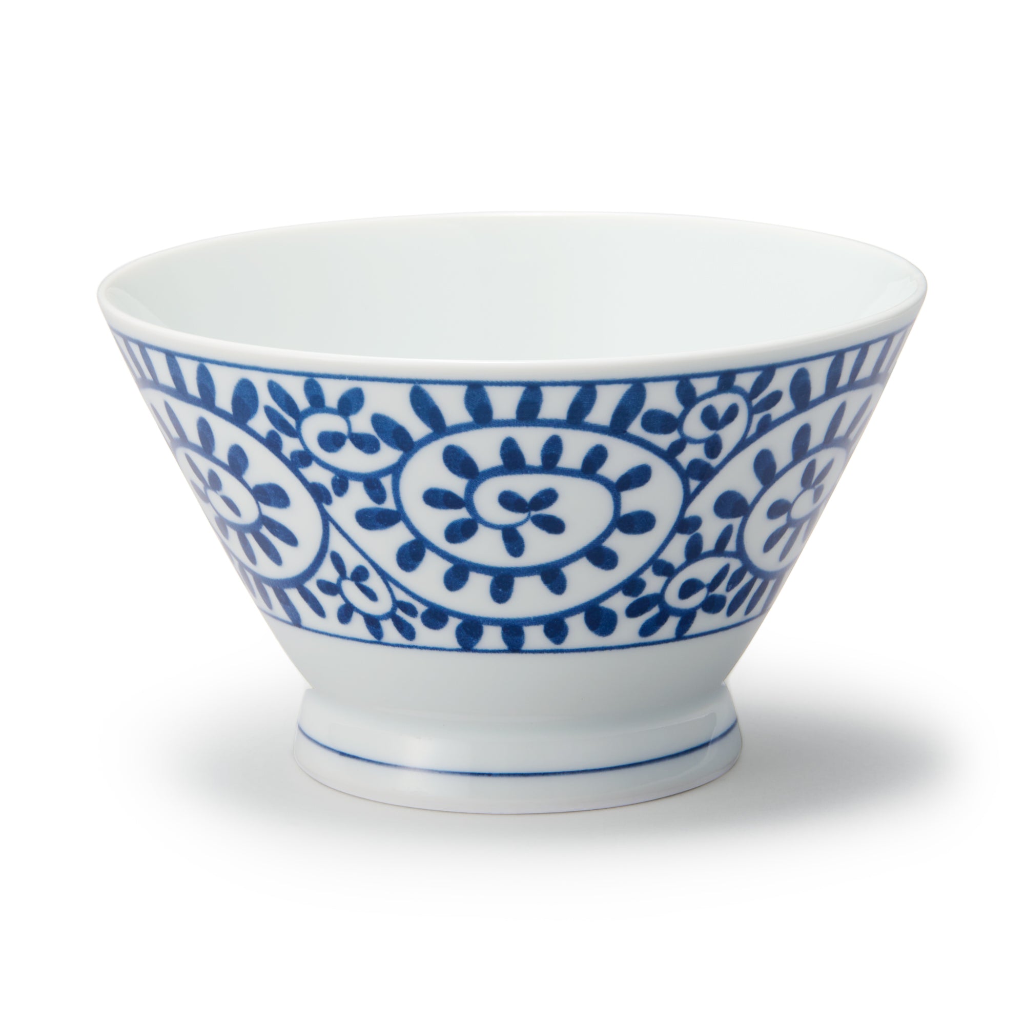 Hasami Ware Rice Bowl - Arabesque Pattern - Image 10
