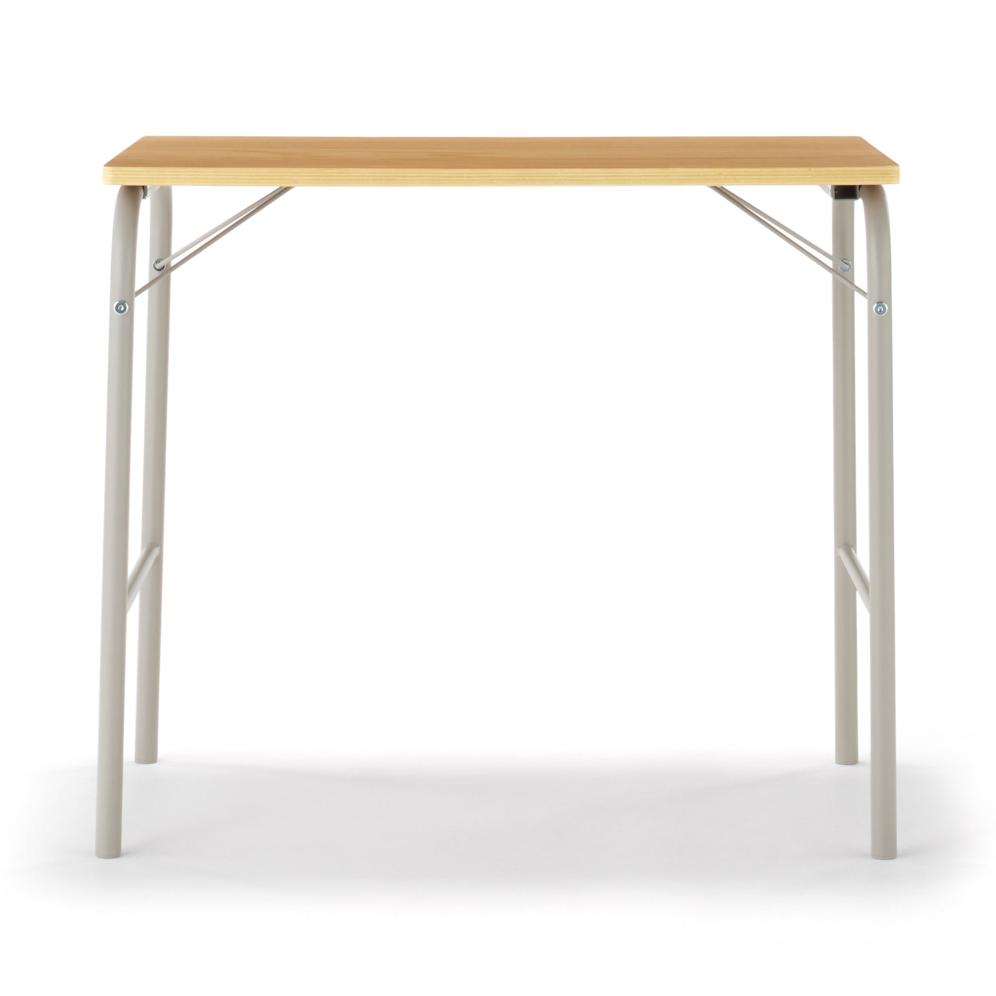 Steel Pipe Table - Warm Gray