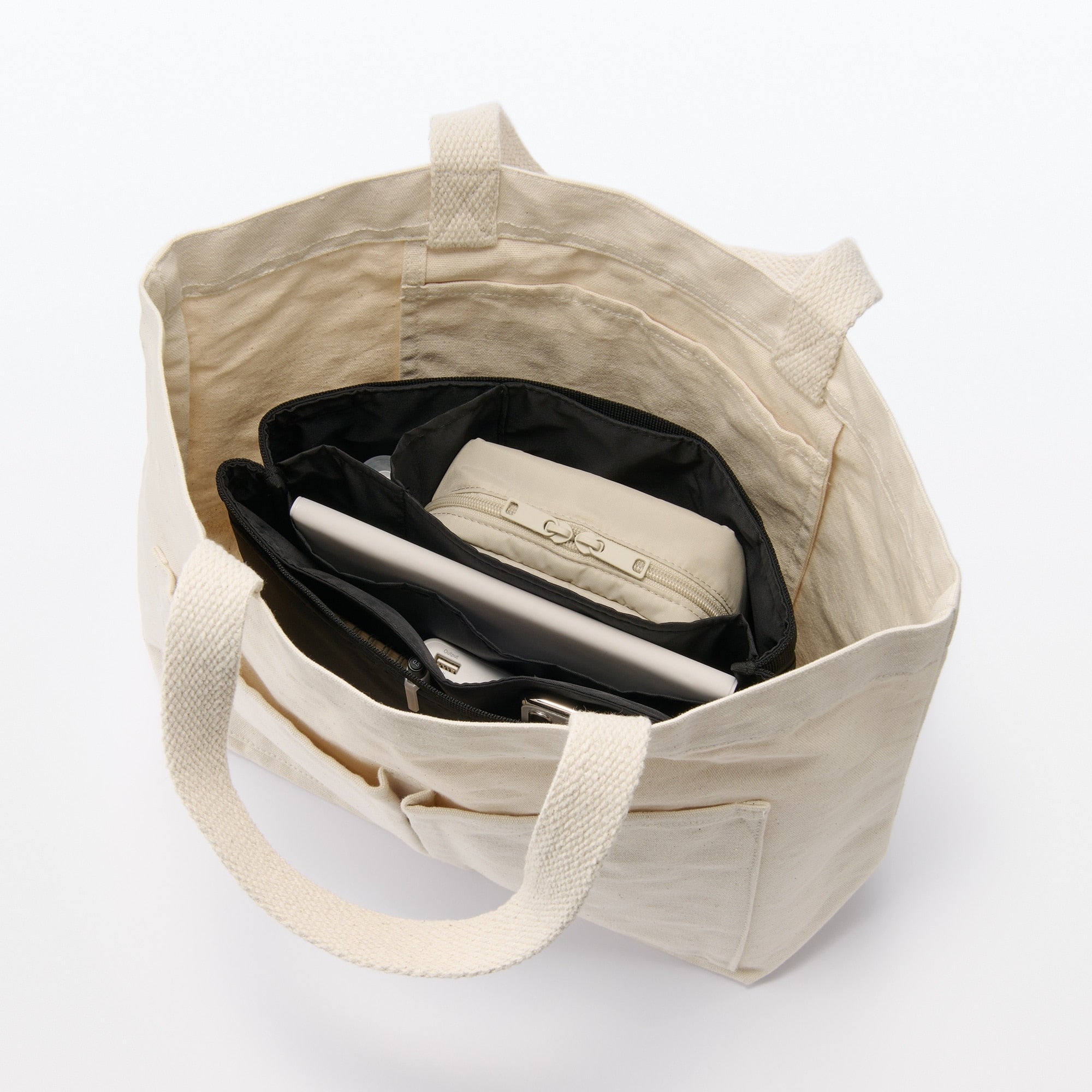 Nylon Bag Organizer - Black - Image 8