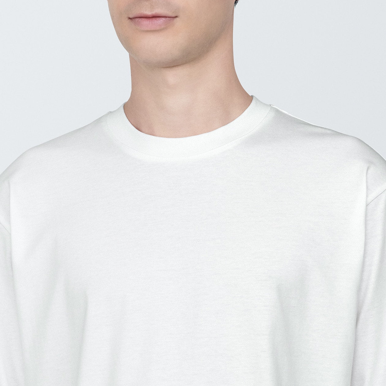 Men's Washed Jersey Crew Neck Long Sleeve T-Shirt - Image 21