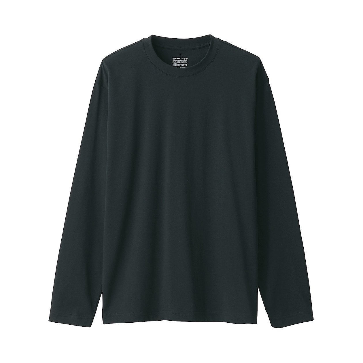 Men's Washed Jersey Crew Neck Long Sleeve T-Shirt - Image 9