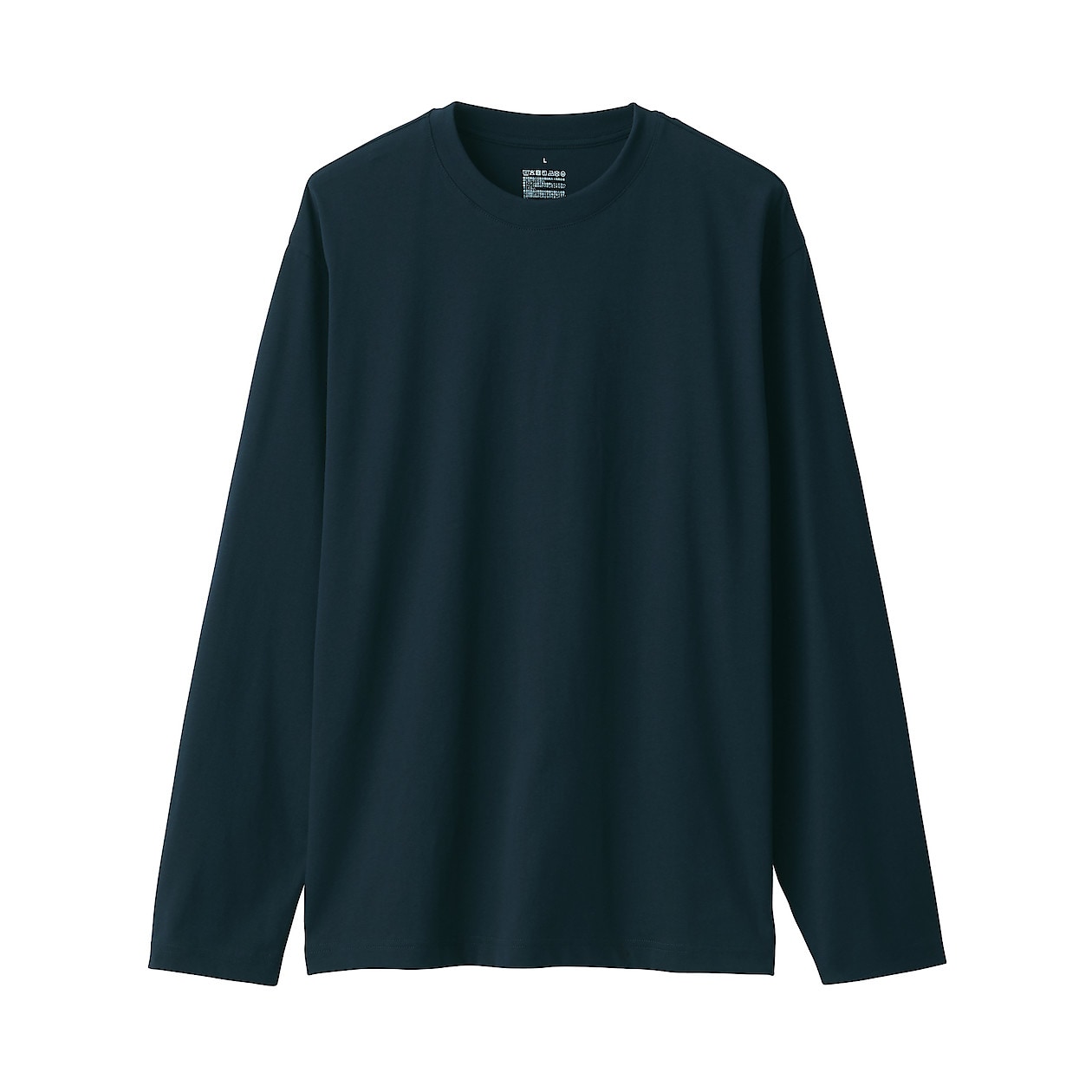 Men's Washed Jersey Crew Neck Long Sleeve T-Shirt - Image 30