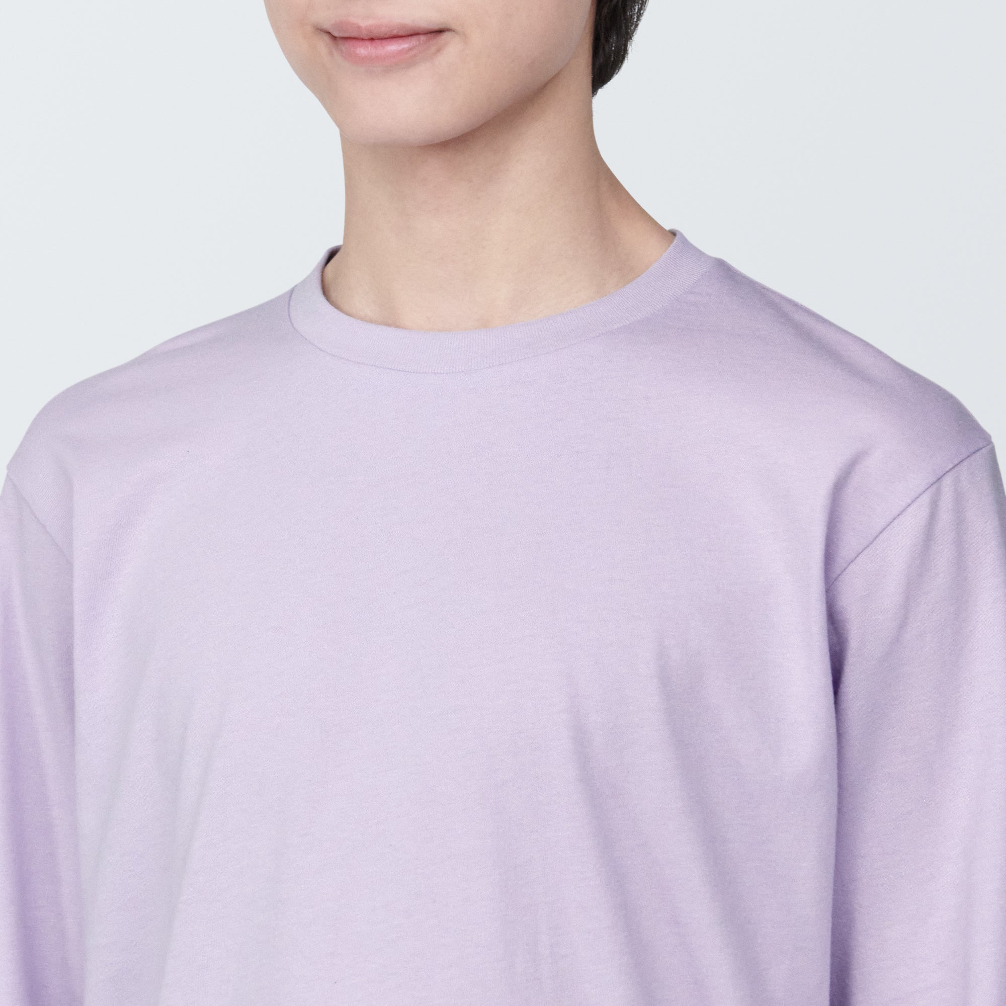 Men's Washed Jersey Crew Neck Long Sleeve T-Shirt - Image 42