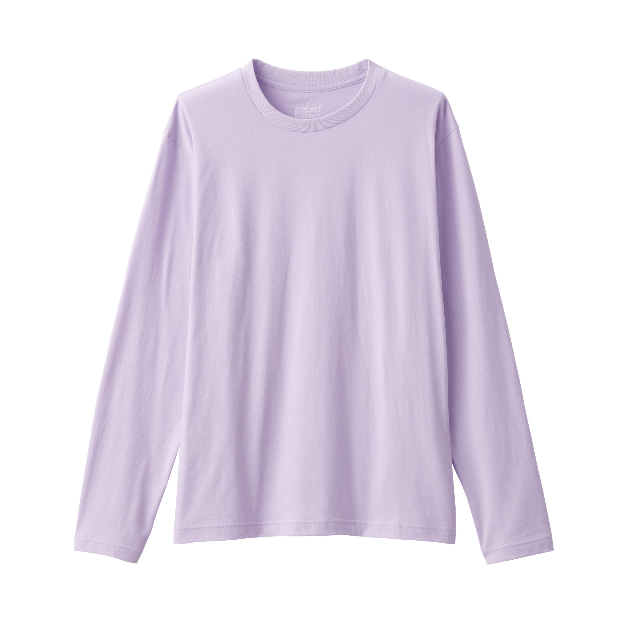 Men's Washed Jersey Crew Neck Long Sleeve T-Shirt - Image 37