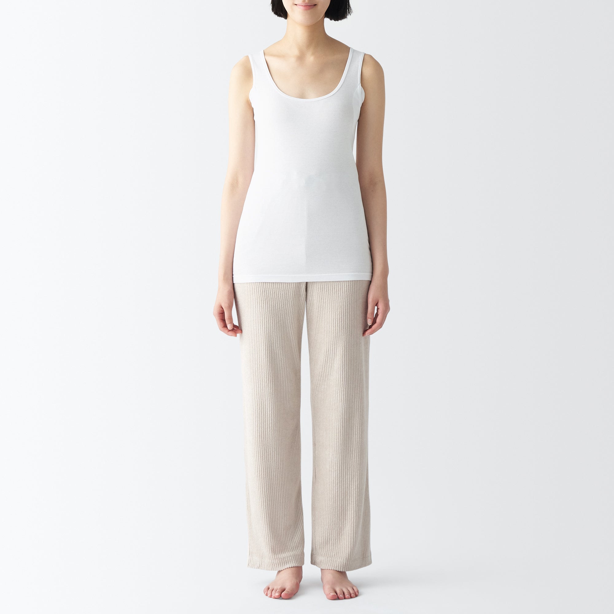 Women's Moisture Wicking Cotton Tank Top with Sweat Pads - Image 4