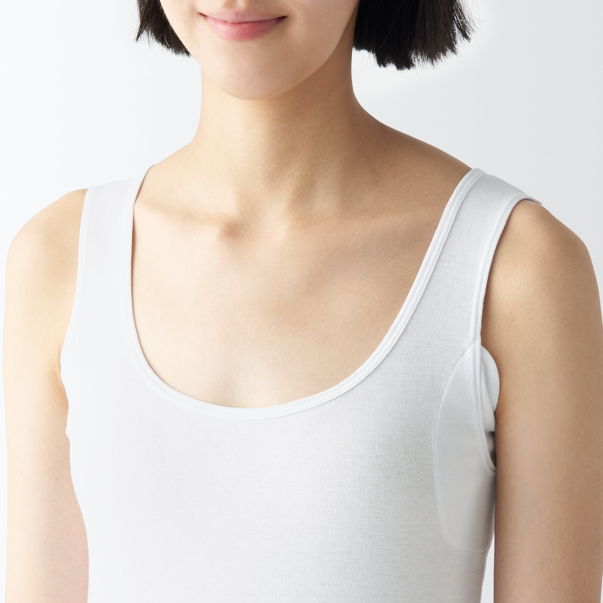 Women's Moisture Wicking Cotton Tank Top with Sweat Pads - Image 7