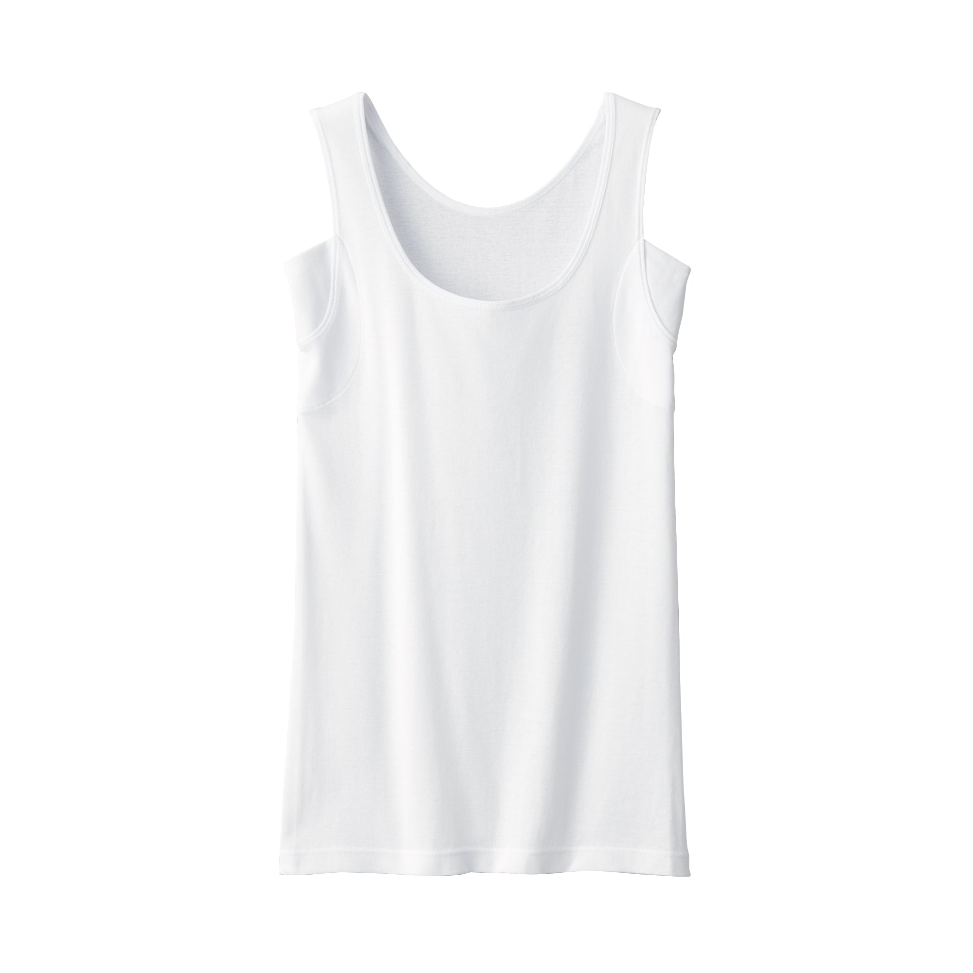 Women's Moisture Wicking Cotton Tank Top with Sweat Pads - Image 2