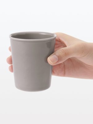 Porcelain Gargle Cup - Gray