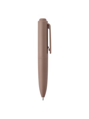 Compact Gel Ink Ballpoint Pen Knock Type 0.5 mm - Brown