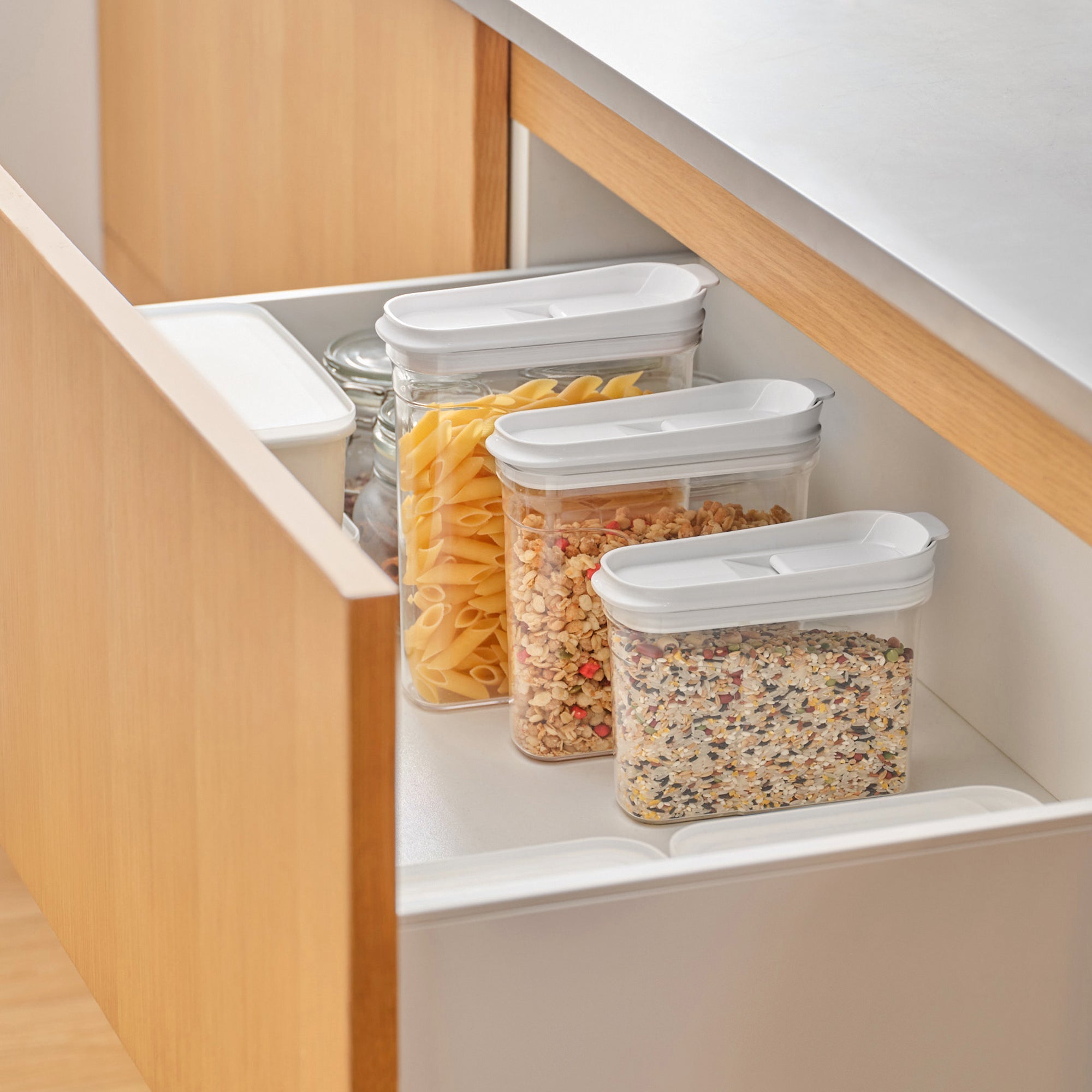 Flip-Top Food Storage Container - 55.8 fl oz - Image 2