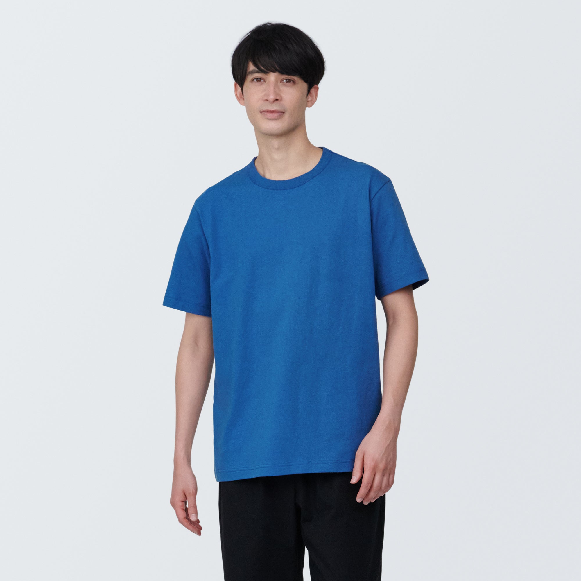 Men's Washed Heavy Weight Crew Neck Short Sleeve T-Shirt