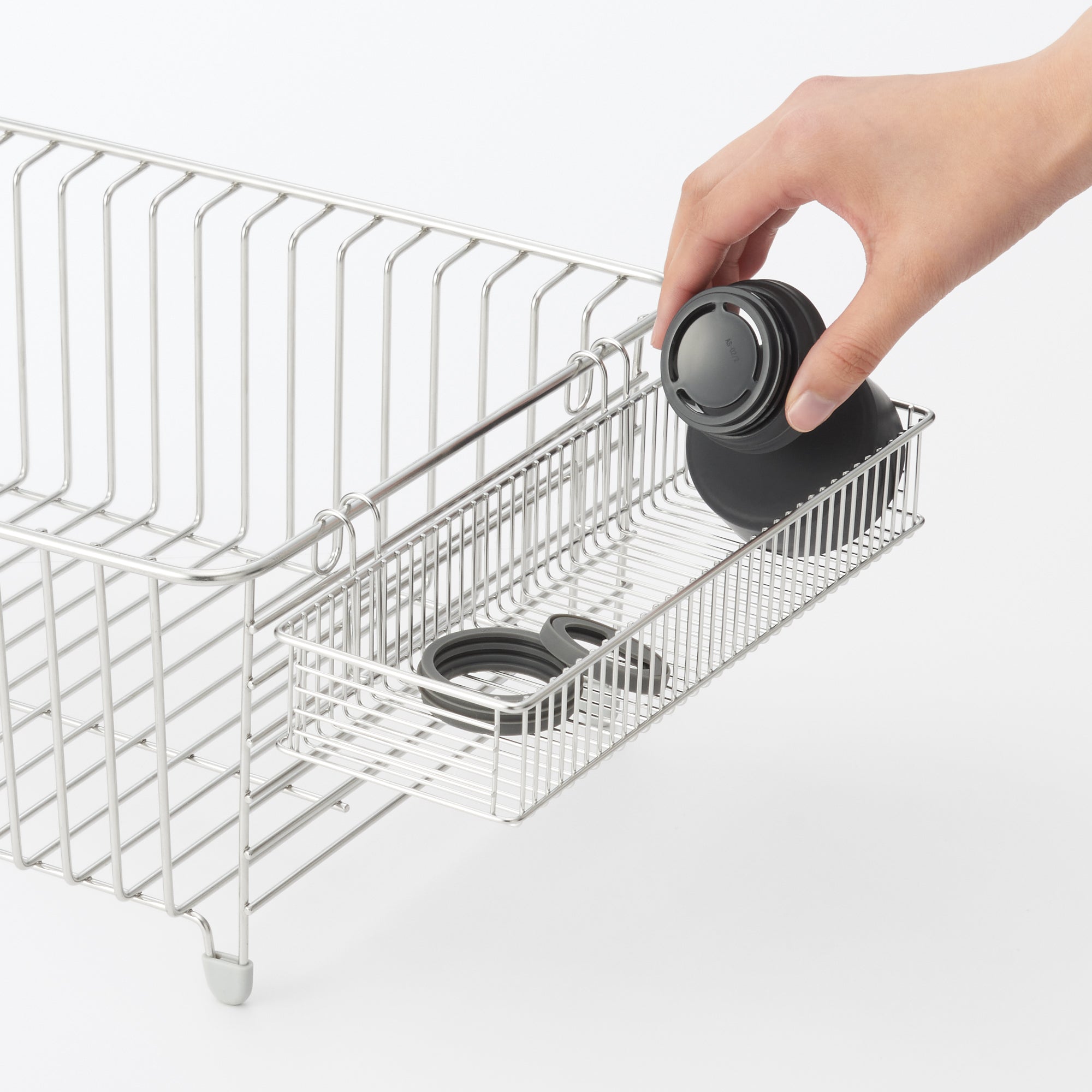 Stainless Steel Wire Tray for Dish Drainer W9.8 x D3.9 x H2.4 - Image 5