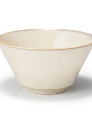 Mino Ware Rice Bowl - White Glaze 6.2