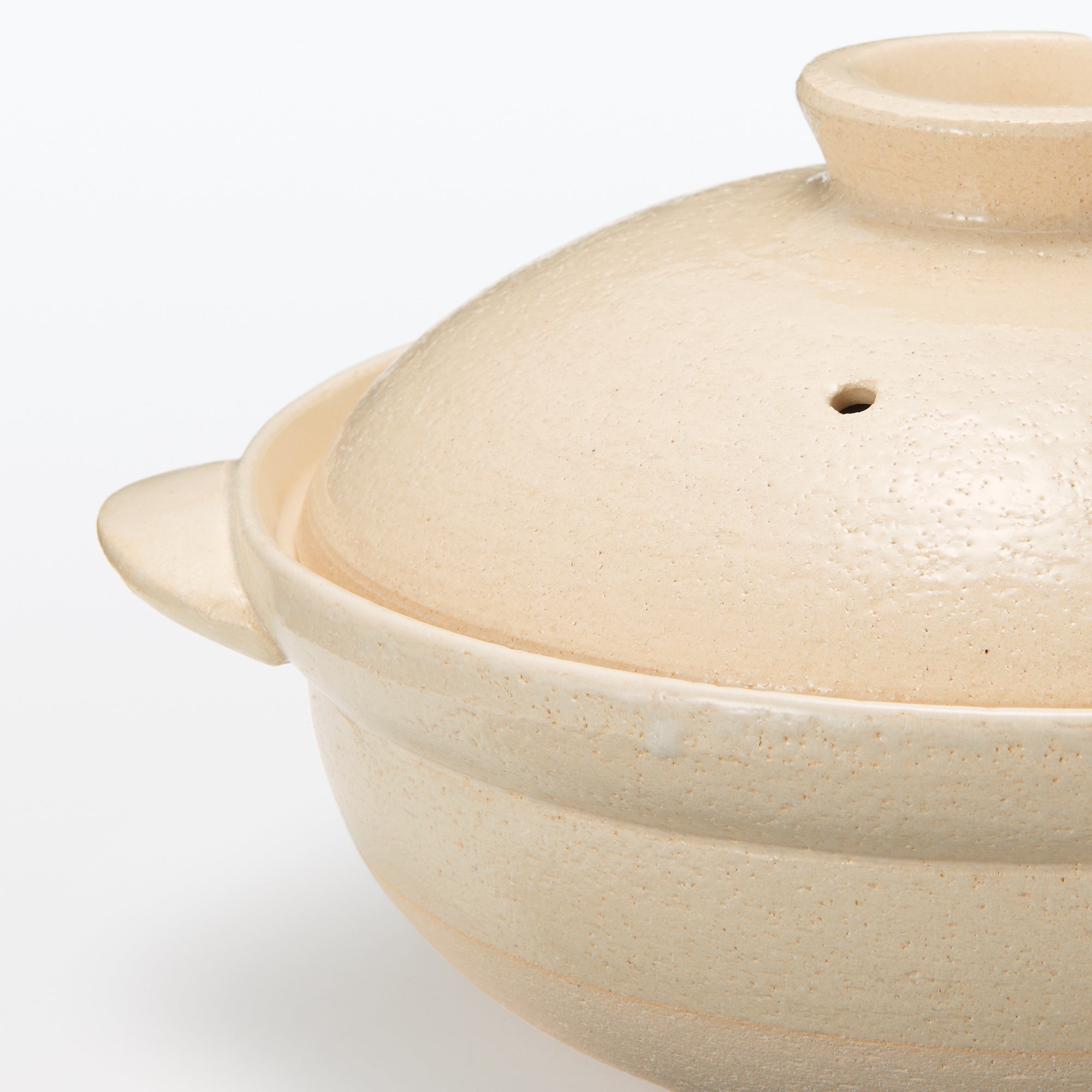 Banko Ware Ceramic Large Pot - Transparent Glaze 2.5 Qt - Image 7