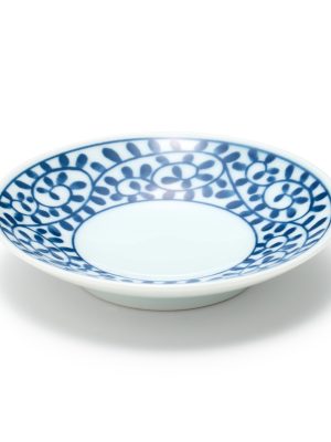 Hasami Ware Small Plate - Arabesque Pattern