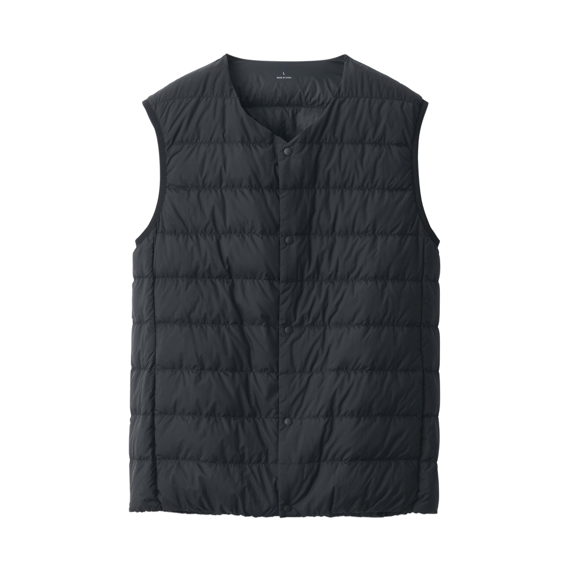 Men's Lightweight Down Collarless Vest - Image 13