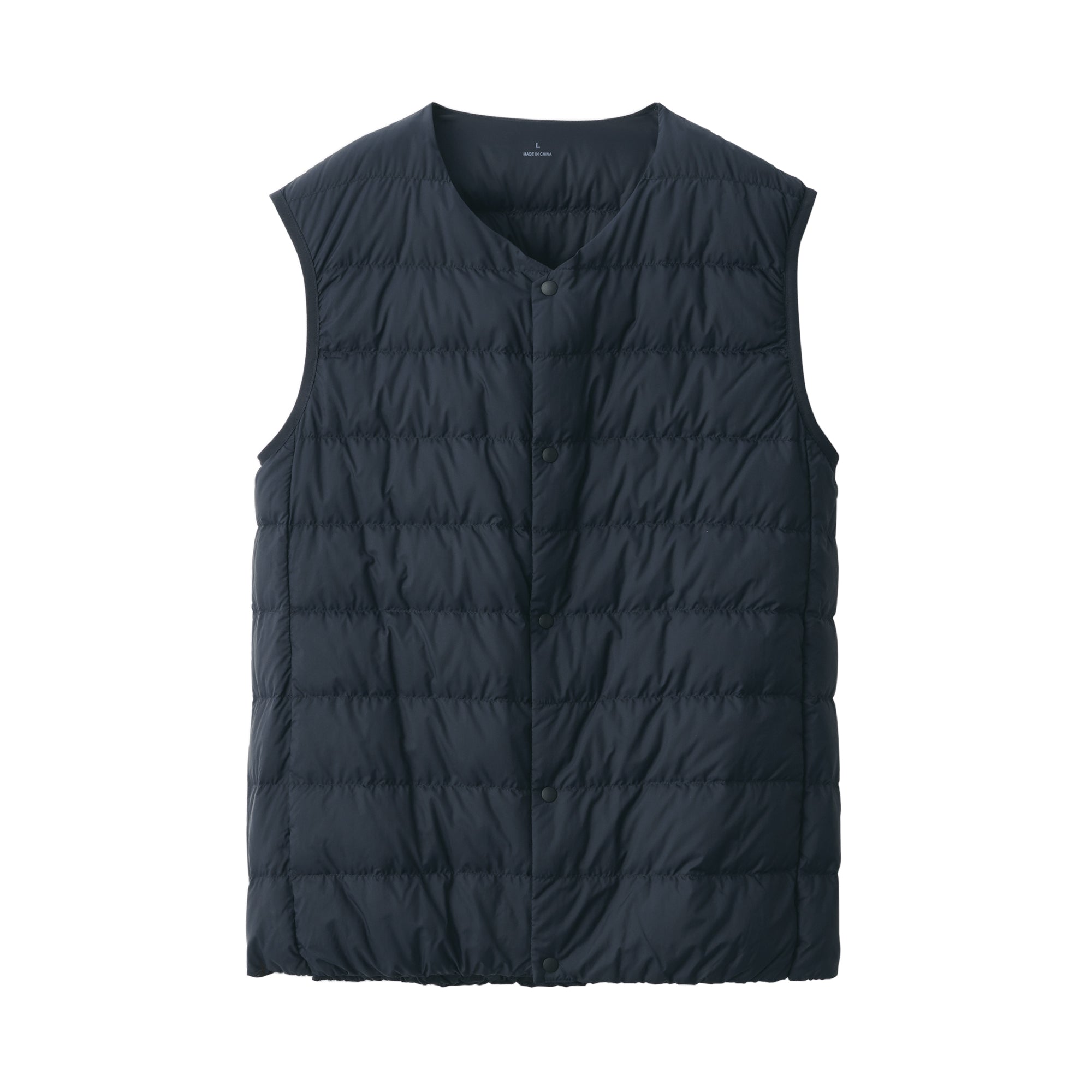 Men's Lightweight Down Collarless Vest - Image 24
