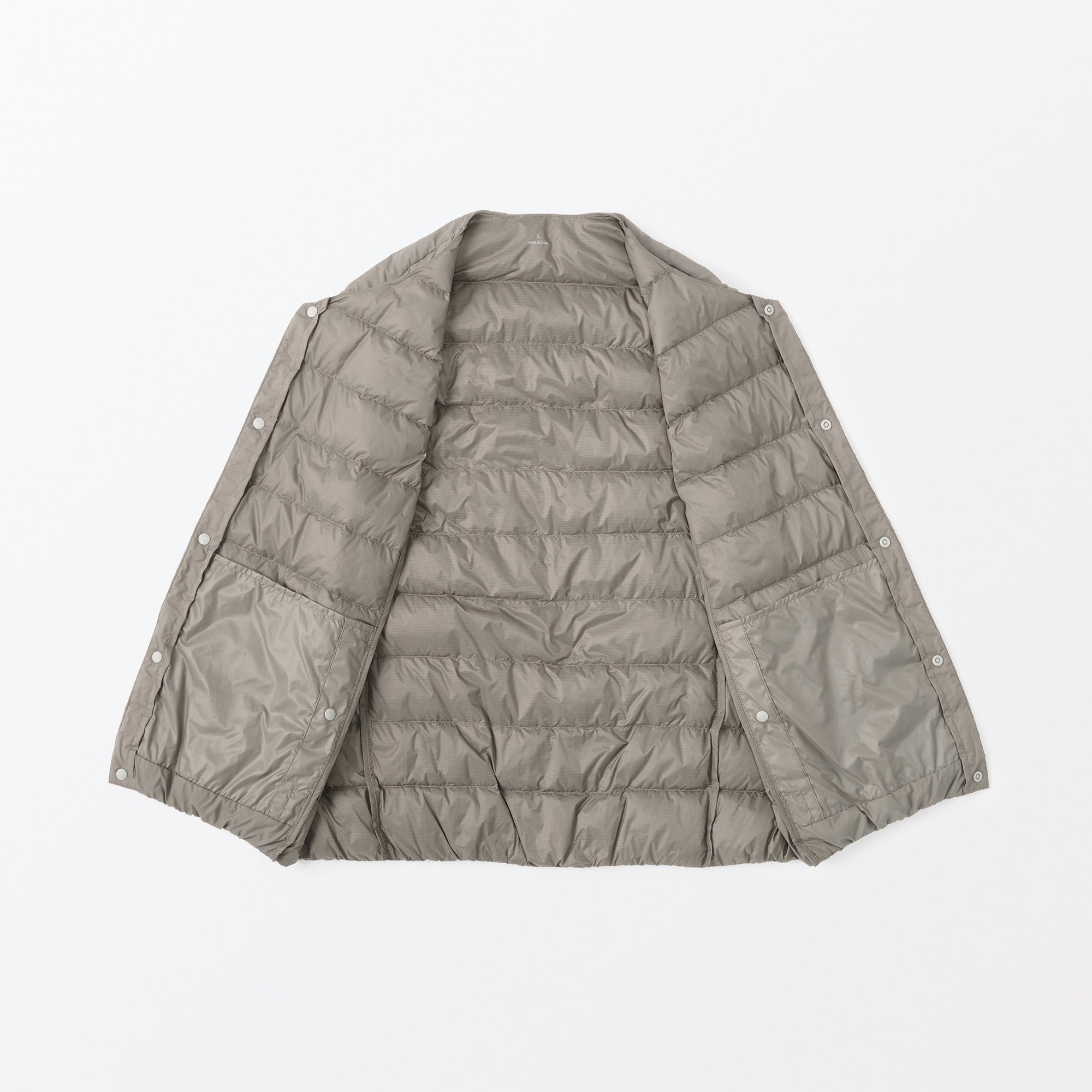 Men's Lightweight Down Collarless Vest - Image 44