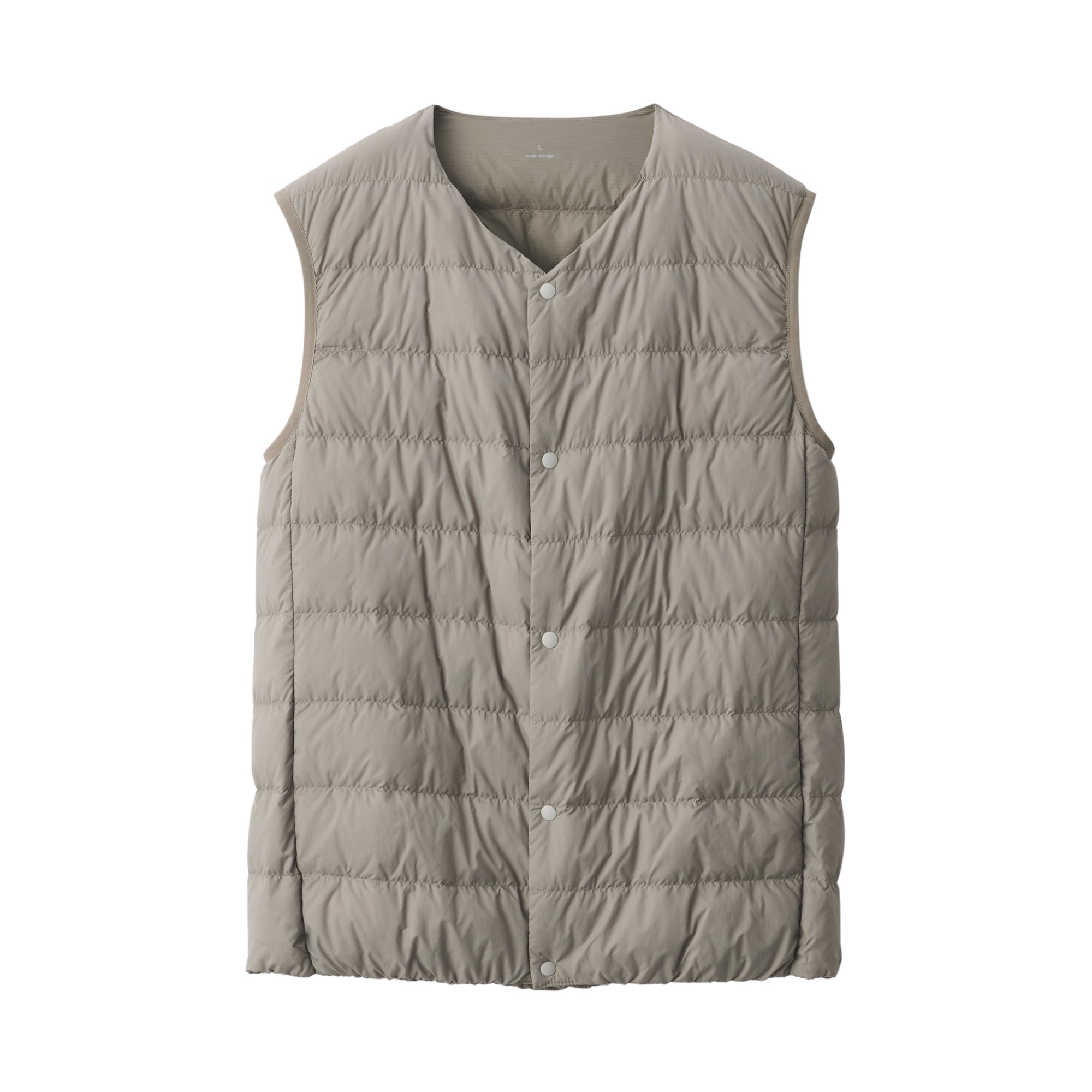 Men's Lightweight Down Collarless Vest - Image 35